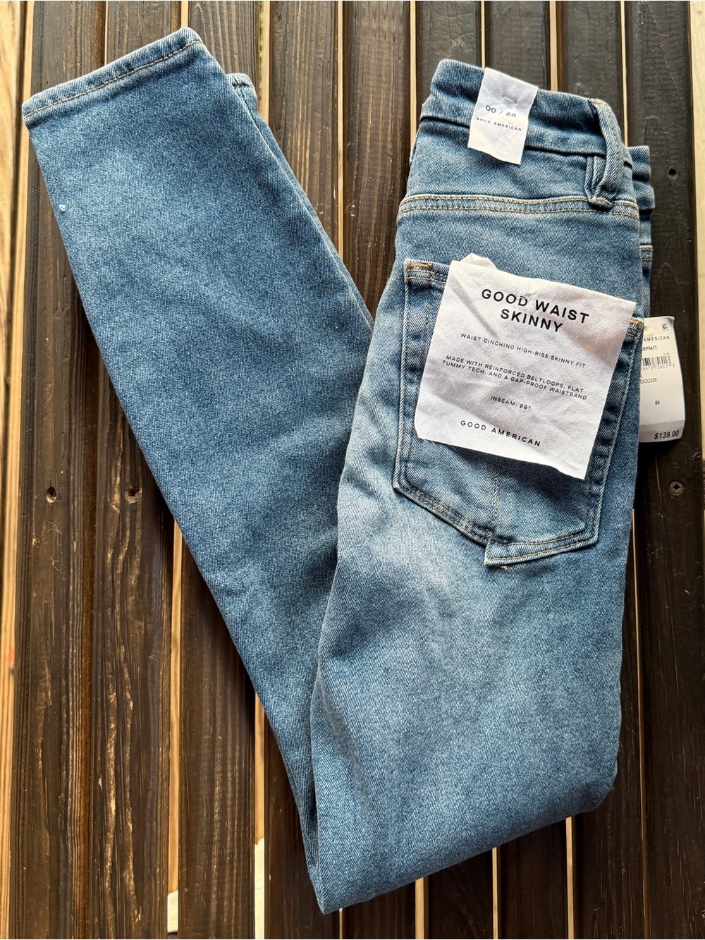 Good American Good Waist Skinny jeans
